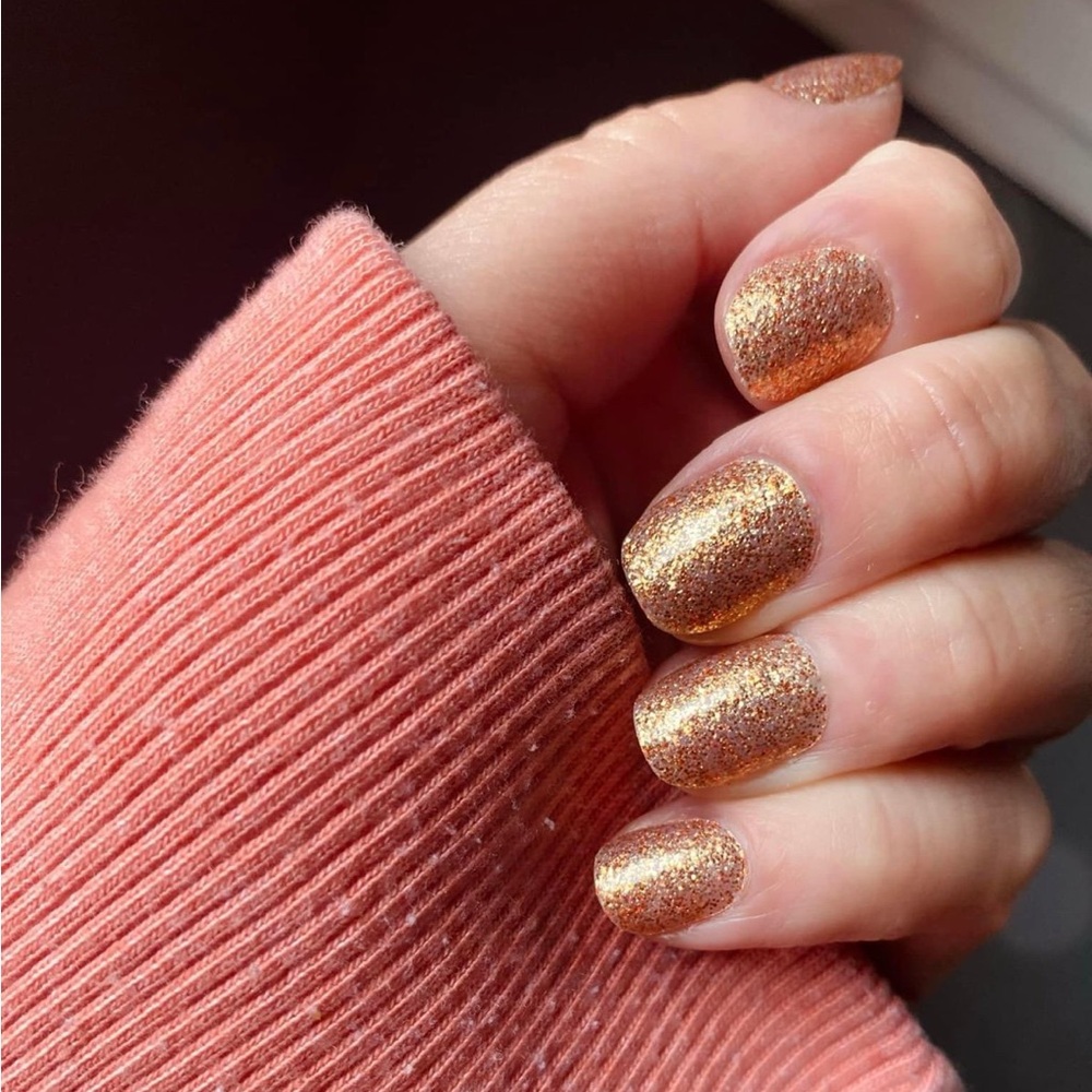 *Exclusive* Color Street: Mojave Gold | Metallic Glitter Sparkle Party Fall